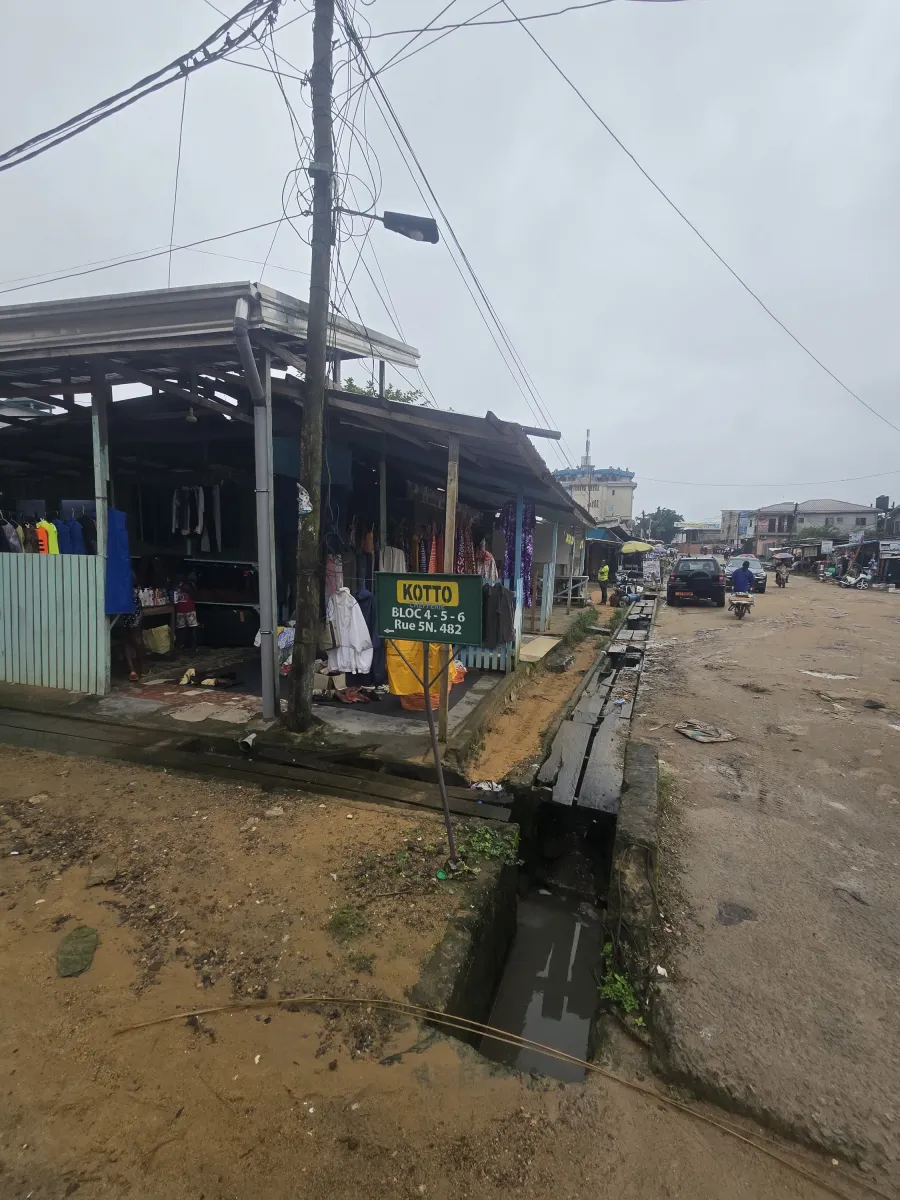 Terrain commercial titré à vendre à douala kotto entrée chefferie bordure de route — Léa immobilier au Cameroun