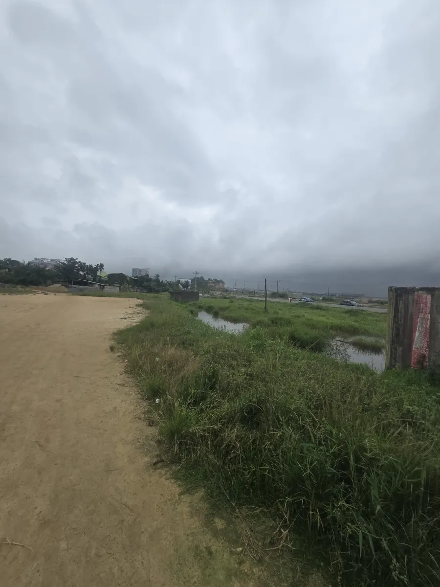 Terrain commercial titré à vendre   yassa avant le pont de la dibamba bordure du goudron en pleine boulevard de la route nationale numéro 3. Superficie 1 hectares 6000m2 — Léa immobilier au Cameroun