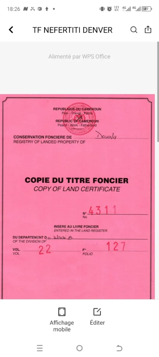 Duplex haut standing à vendre à douala quartier Logpom — Léa immobilier au Cameroun
