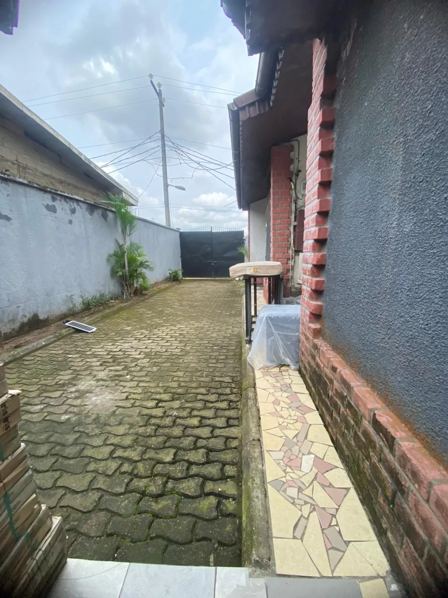 Duplex 05 chambres Ndogbong bordure route habitation ou bureau — Léa immobilier au Cameroun